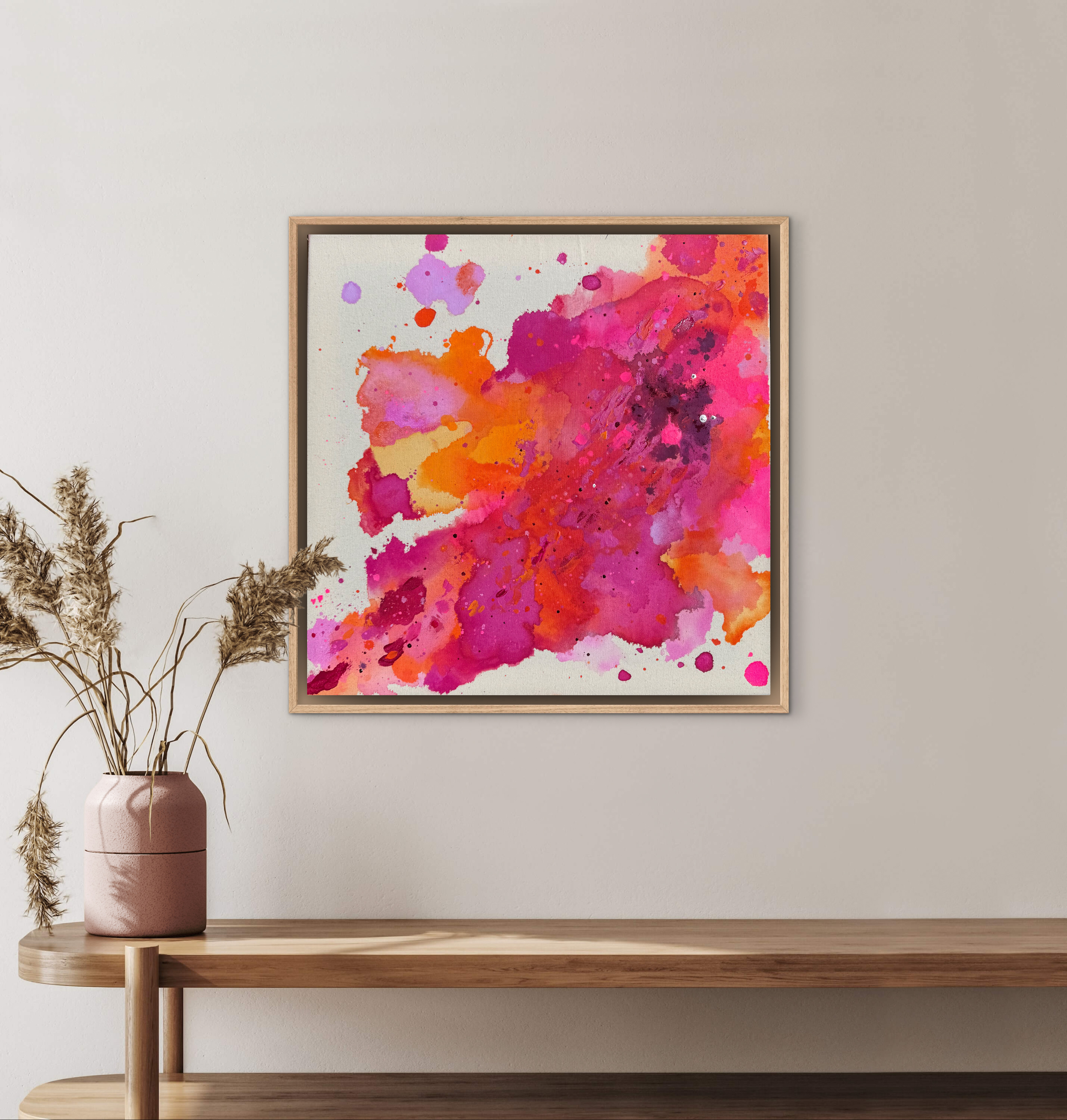 Nachblühen, 2026, Acryl auf roher Baumwollleinwand, Ansicht 7